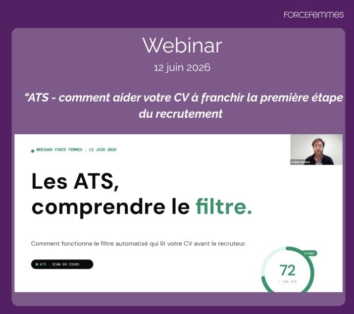 Webinaire « ATS : comment aider votre CV à franchir la première étape du recrutement »